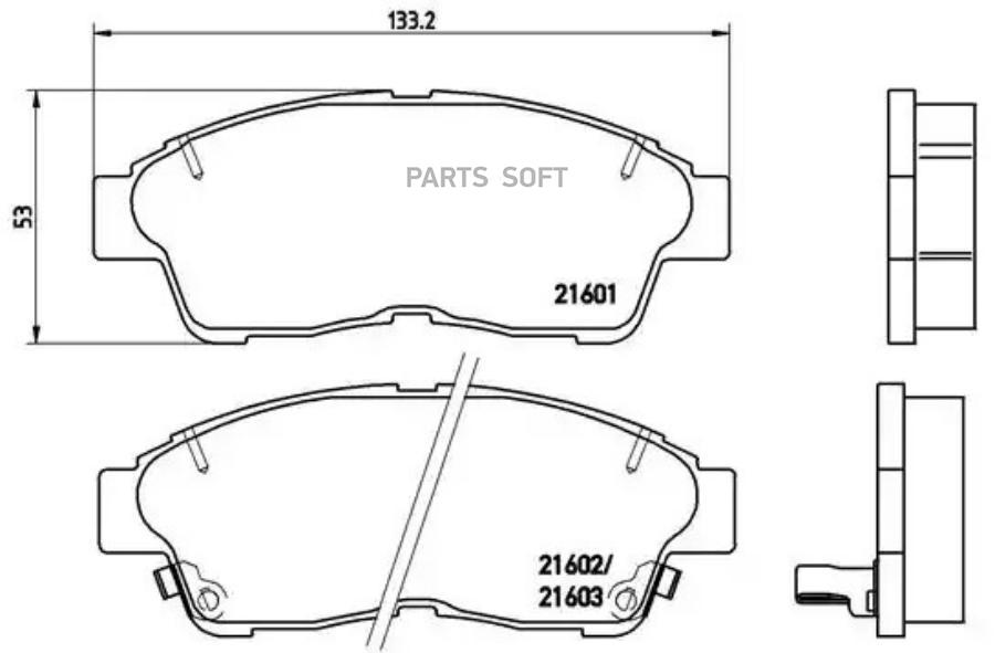 Тормозный колодки brembo передние дисковые для Toyota Camry 91-97, Carina E 92-98 P83034
Тормозный колодки brembo передние дисковые для Toyota Camry 91-97, Carina E 92-98 P83034