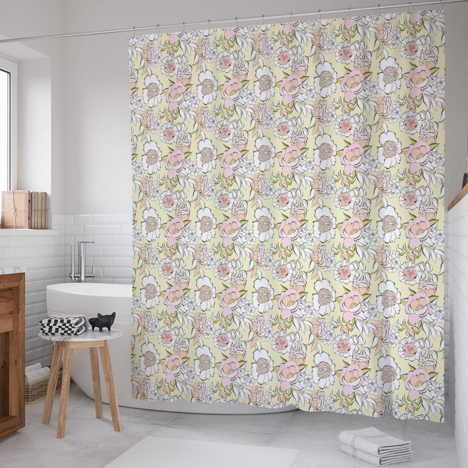 Штора для ванной JoyArty "Силуэтные цветы" из сатена, 180х200 см с крючками, Бежевый, Силуэтные цветы
Штора для ванной JoyArty "Силуэтные цветы" из сатена, 180х200 см с крючками, Бежевый, Силуэтные цветы