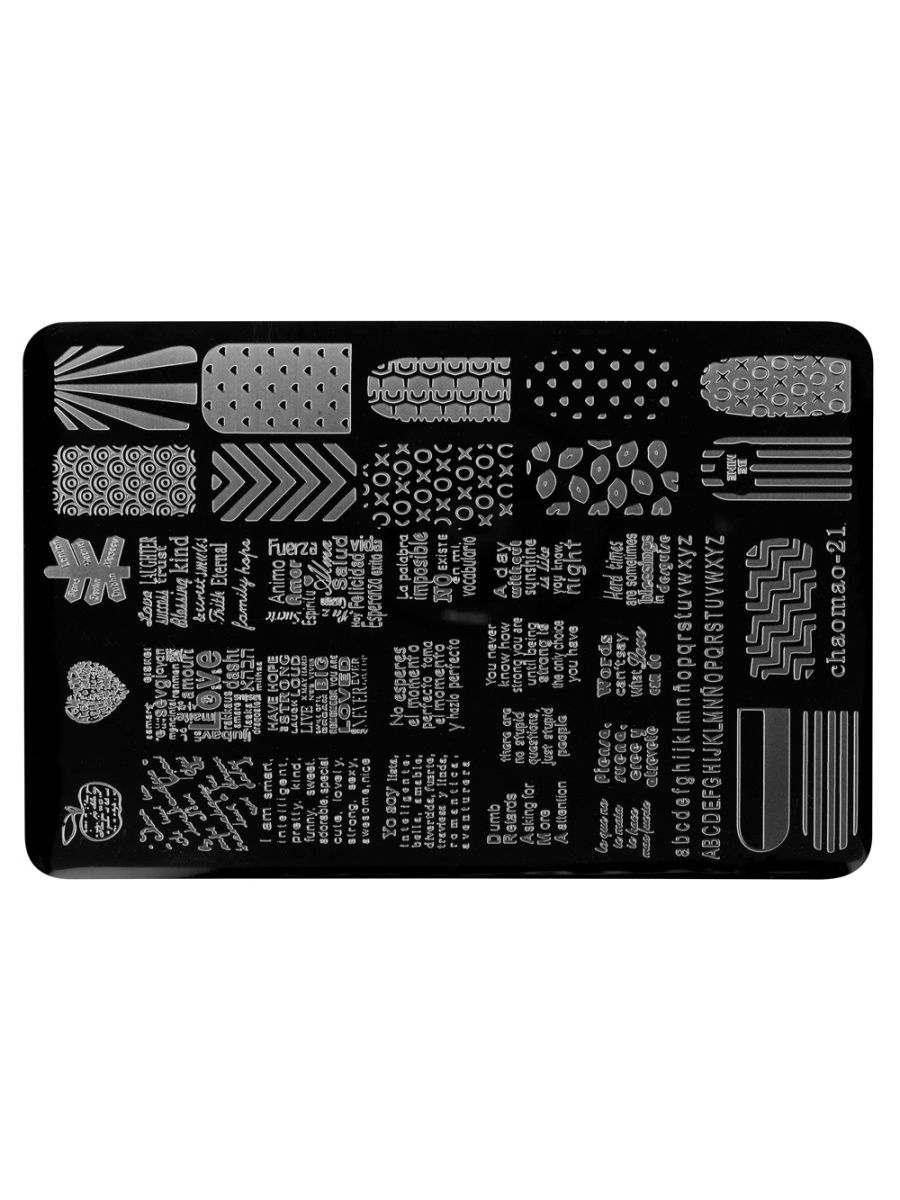 Трафарет для стемпинга 9,5x14,5см 35 irisk professional 4680379262757, Черный, IR-4680379262757
Трафарет для стемпинга 9,5x14,5см 35 irisk professional 4680379262757, Черный, IR-4680379262757