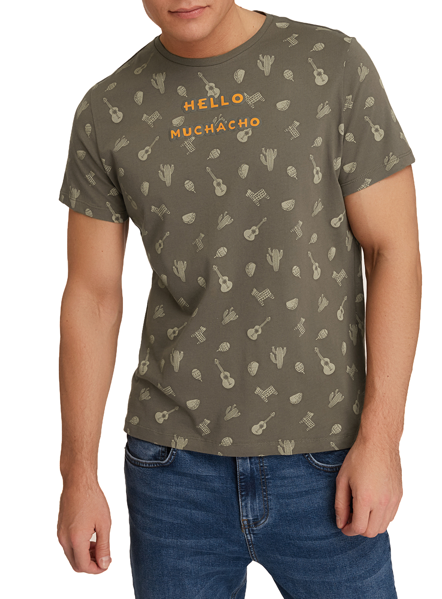 фото Футболка мужская oodji 5l621002i-116 зеленая s