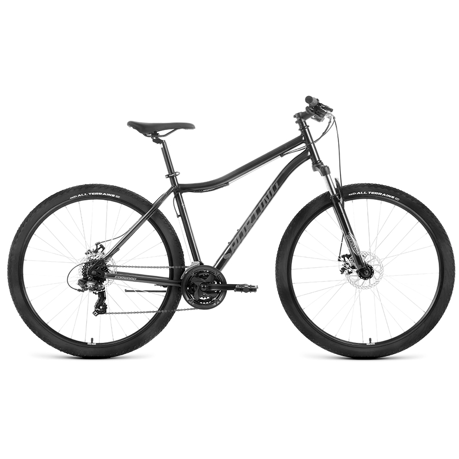 фото Велосипед forward sporting 29 2.2 d черный/темно-серый 2022 г 21" rbk22fw29950