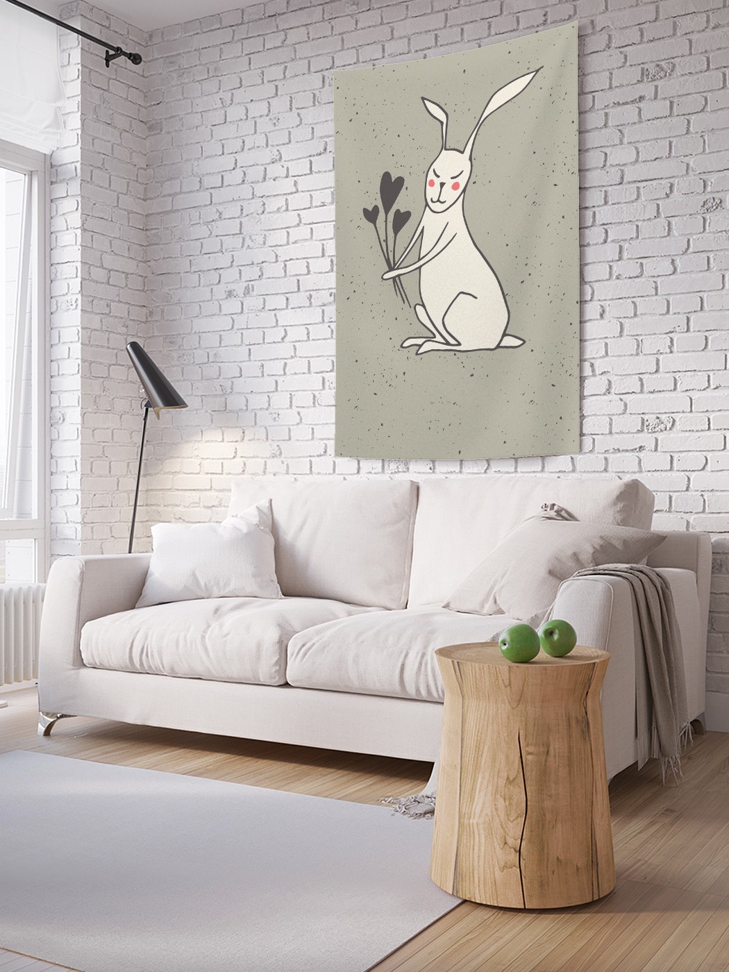 Вертикальное фотопанно на стену JoyArty Заяц с сердечками 150x200 см, Заяц с сердечками
Вертикальное фотопанно на стену JoyArty Заяц с сердечками 150x200 см, Заяц с сердечками