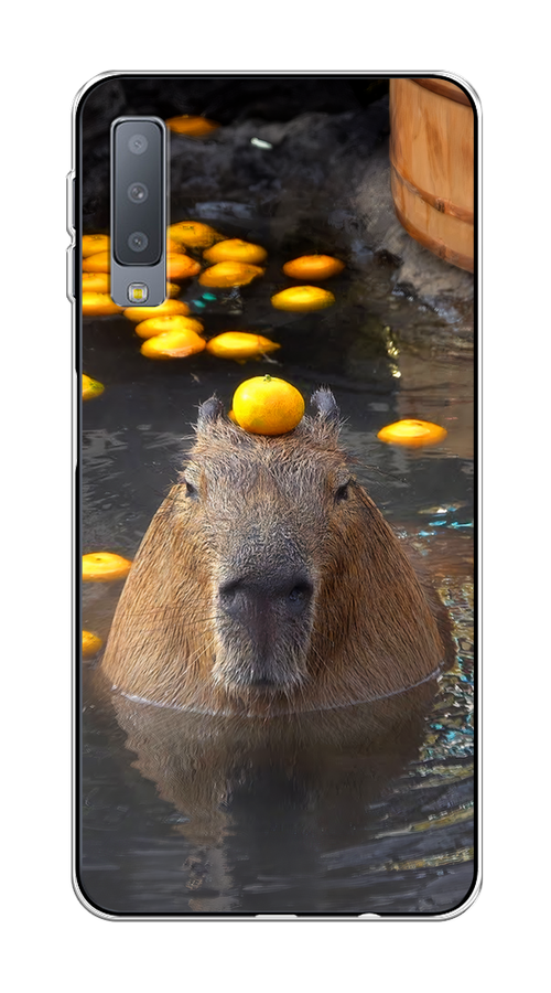 Чехол на Samsung Galaxy A7 2018 "Капибара отдыхает", Коричневый;оранжевый;серый, 26750-1
Чехол на Samsung Galaxy A7 2018 "Капибара отдыхает", Коричневый;оранжевый;серый, 26750-1