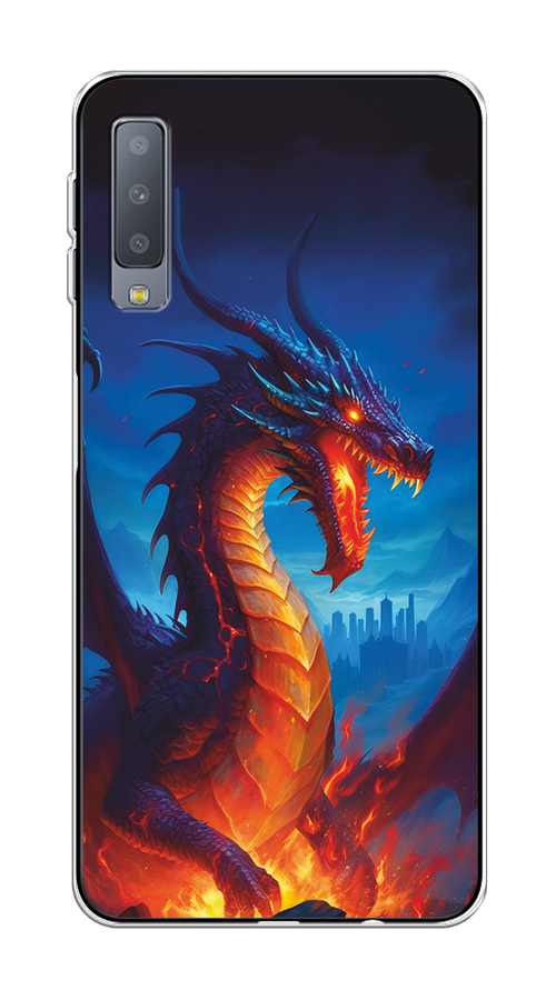 Чехол на Samsung Galaxy A7 2018 "Дракон над лавой", Оранжевый;коричневый;синий, 26750-1
Чехол на Samsung Galaxy A7 2018 "Дракон над лавой", Оранжевый;коричневый;синий, 26750-1