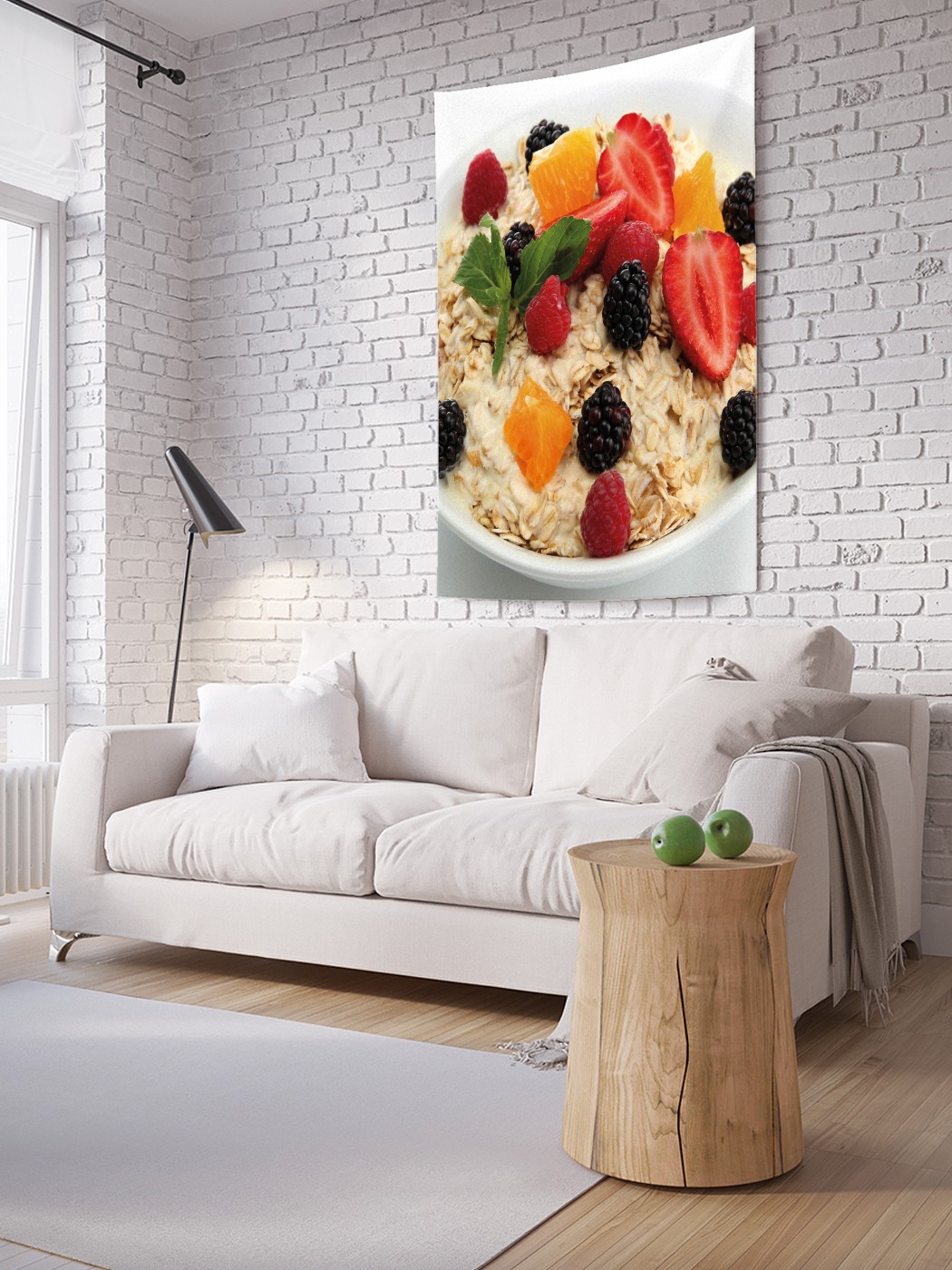 Вертикальное фотопанно на стену JoyArty Геркулес с ягодами 150x200 см, Геркулес с ягодами
Вертикальное фотопанно на стену JoyArty Геркулес с ягодами 150x200 см, Геркулес с ягодами