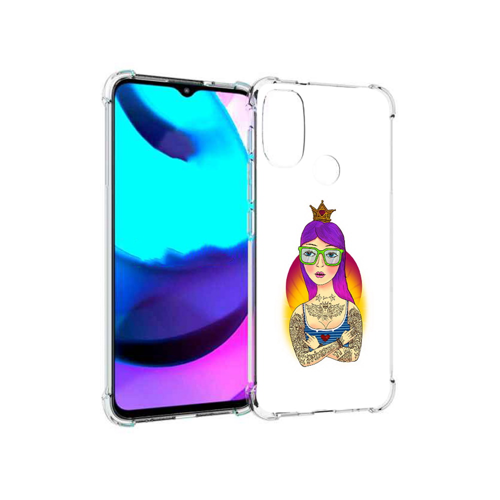 Чехол MyPads Tocco для Motorola Moto E20 девушка в татуировках с короной, Прозрачный, Tocco
Чехол MyPads Tocco для Motorola Moto E20 девушка в татуировках с короной, Прозрачный, Tocco