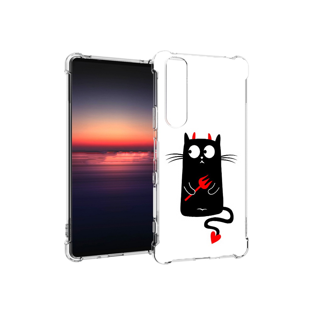 Чехол MyPads Tocco для Sony Xperia 1 III Кот демон (PT162368.229.97), Прозрачный, Tocco
Чехол MyPads Tocco для Sony Xperia 1 III Кот демон (PT162368.229.97), Прозрачный, Tocco