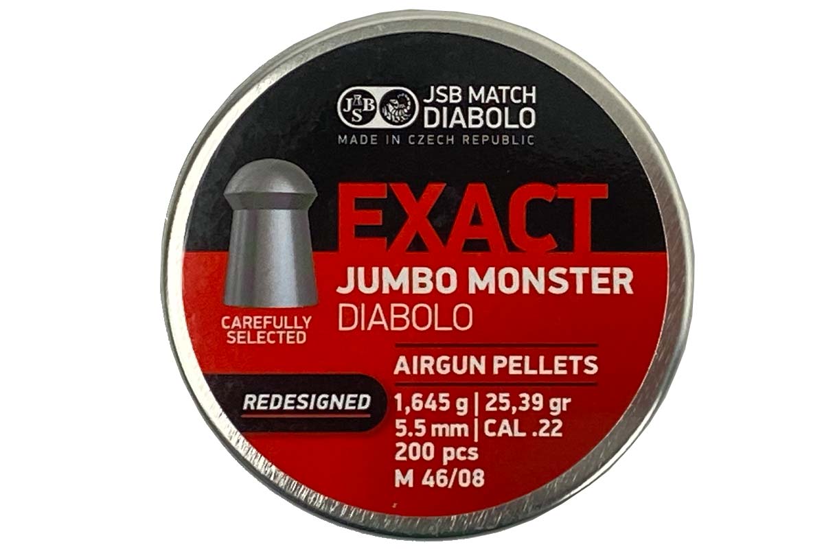 Пули для пневматики JSB Exact Jumbo Monster 5,5 мм (cal.22), 200 шт, Серебристый, Exact Jumbo Monster
Пули для пневматики JSB Exact Jumbo Monster 5,5 мм (cal.22), 200 шт, Серебристый, Exact Jumbo Monster
