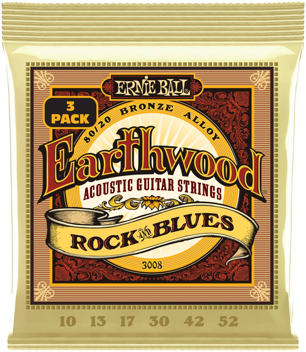 Струны для акустической гитары ERNIE BALL 3008 Earthwood 80/20 Bronze Rock&Blues 10-52
Струны для акустической гитары ERNIE BALL 3008 Earthwood 80/20 Bronze Rock&Blues 10-52