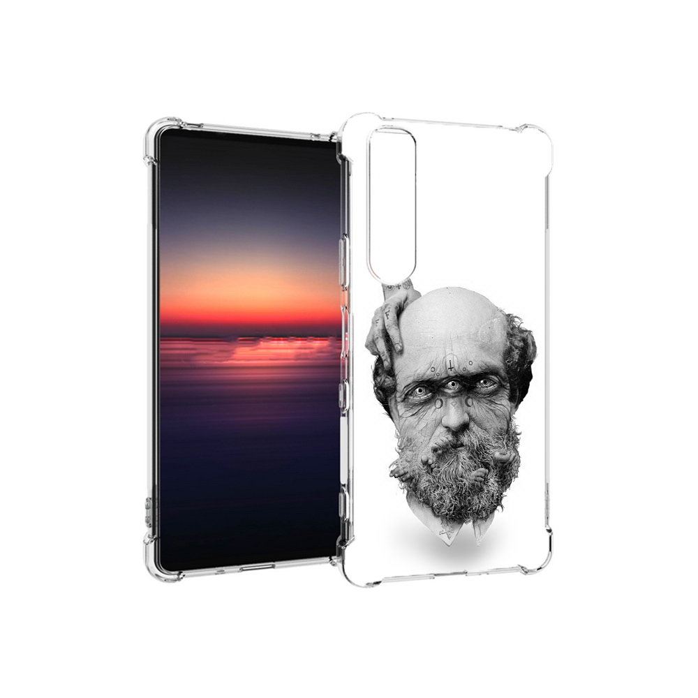 Чехол MyPads Tocco для Sony Xperia 1 III страшный бородатый мужчина абстракция, Прозрачный, Tocco
Чехол MyPads Tocco для Sony Xperia 1 III страшный бородатый мужчина абстракция, Прозрачный, Tocco