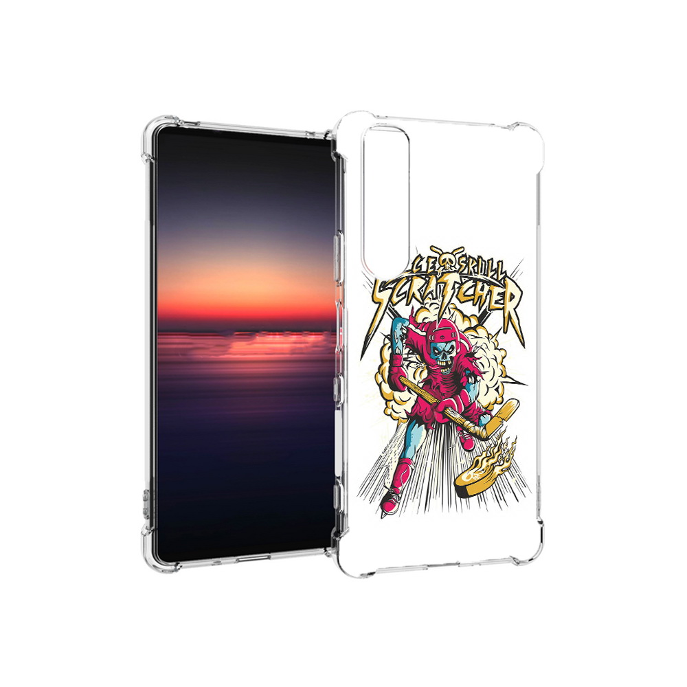 Чехол MyPads Tocco для Sony Xperia 1 III нарисованный скелет хоккеист (PT162368.229.514), Прозрачный, Tocco
Чехол MyPads Tocco для Sony Xperia 1 III нарисованный скелет хоккеист (PT162368.229.514), Прозрачный, Tocco