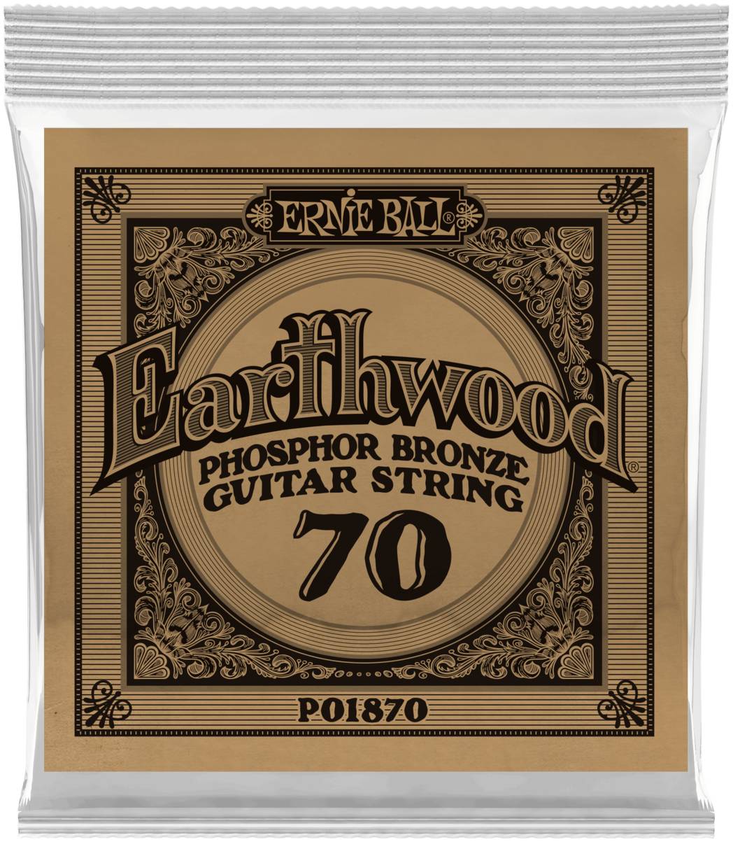 ERNIE BALL 1870 Earthwood Phosphor Bronze .070 - Струна одиночная для акустической гитары
ERNIE BALL 1870 Earthwood Phosphor Bronze .070 - Струна одиночная для акустической гитары