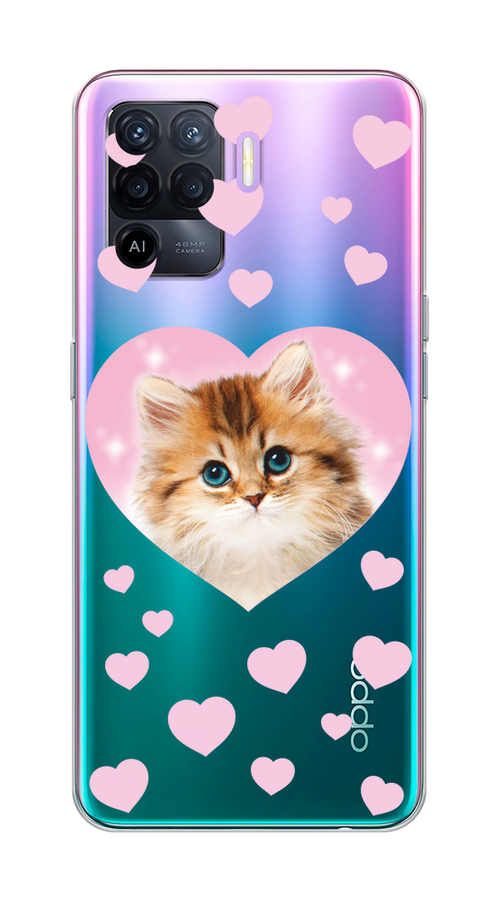 Чехол на Oppo Reno 5 Lite "Котенок в сердце", Розовый;оранжевый;белый;прозрачный, 255150-1
Чехол на Oppo Reno 5 Lite "Котенок в сердце", Розовый;оранжевый;белый;прозрачный, 255150-1