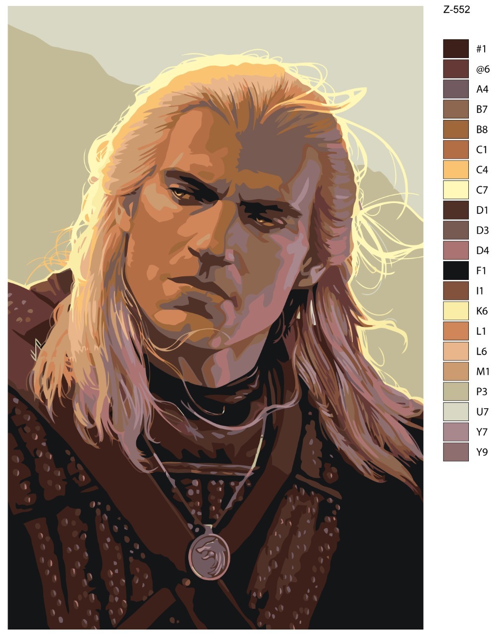 Картина по номерам BRUSHES-PAINTS Z-552, Генри Кавилл - Геральт из Ривии. Сериал ведьмак
Картина по номерам BRUSHES-PAINTS Z-552, Генри Кавилл - Геральт из Ривии. Сериал ведьмак