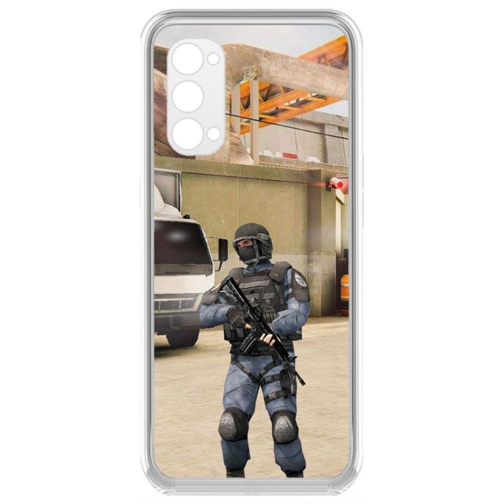 Чехол-накладка Krutoff Cтандофф 2 (Standoff 2) - GIGN для Oppo Reno4 Pro 5G, Прозрачный
Чехол-накладка Krutoff Cтандофф 2 (Standoff 2) - GIGN для Oppo Reno4 Pro 5G, Прозрачный