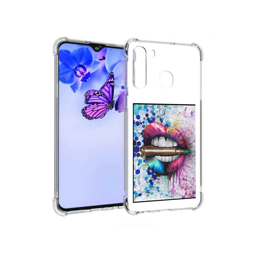 Чехол MyPads Tocco для Samsung Galaxy A21 разноцветные губы с пулей (PT226904.547.571), Прозрачный, Tocco
Чехол MyPads Tocco для Samsung Galaxy A21 разноцветные губы с пулей (PT226904.547.571), Прозрачный, Tocco