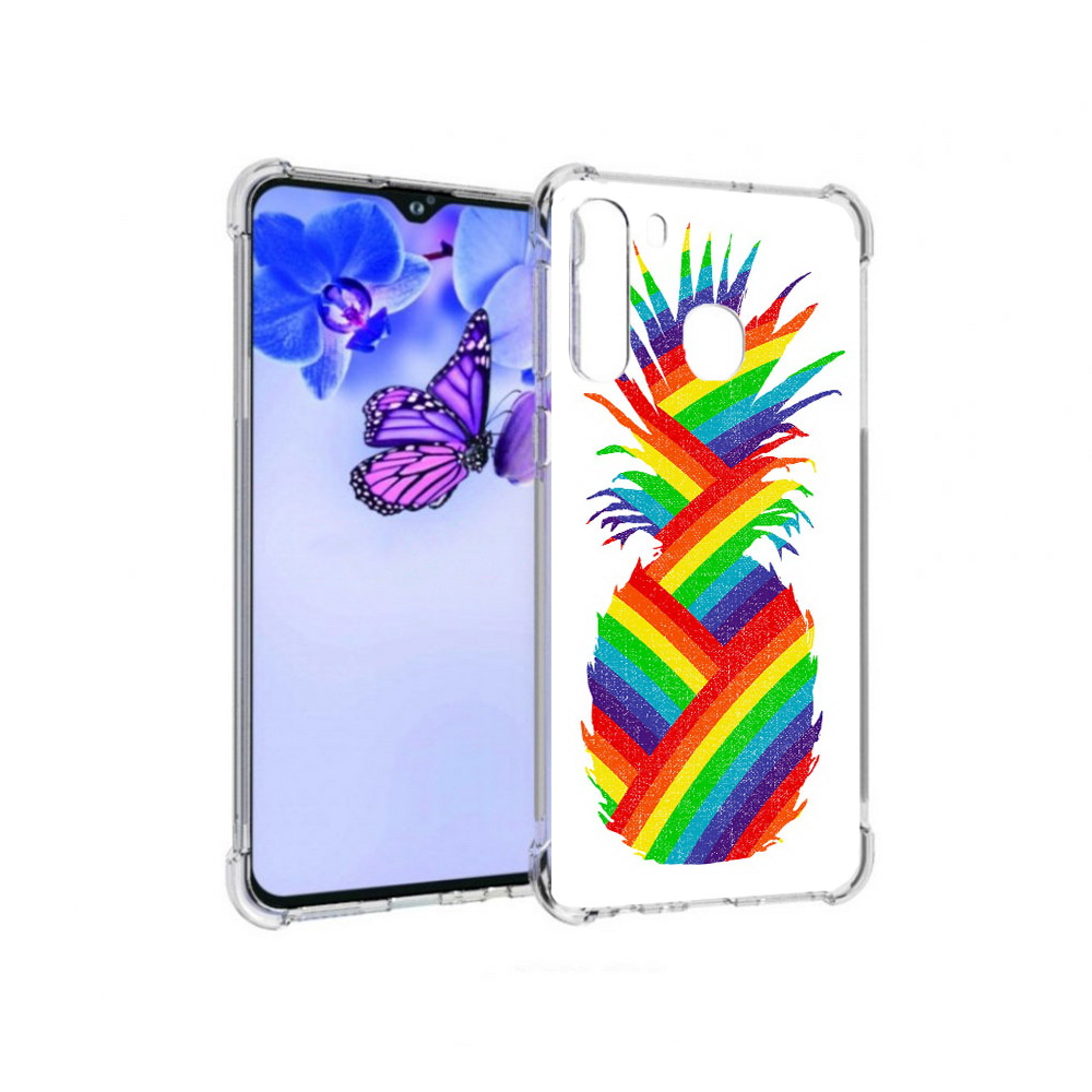 Чехол MyPads Tocco для Samsung Galaxy A21 радужный ананас (PT226904.547.566), Прозрачный, Tocco
Чехол MyPads Tocco для Samsung Galaxy A21 радужный ананас (PT226904.547.566), Прозрачный, Tocco