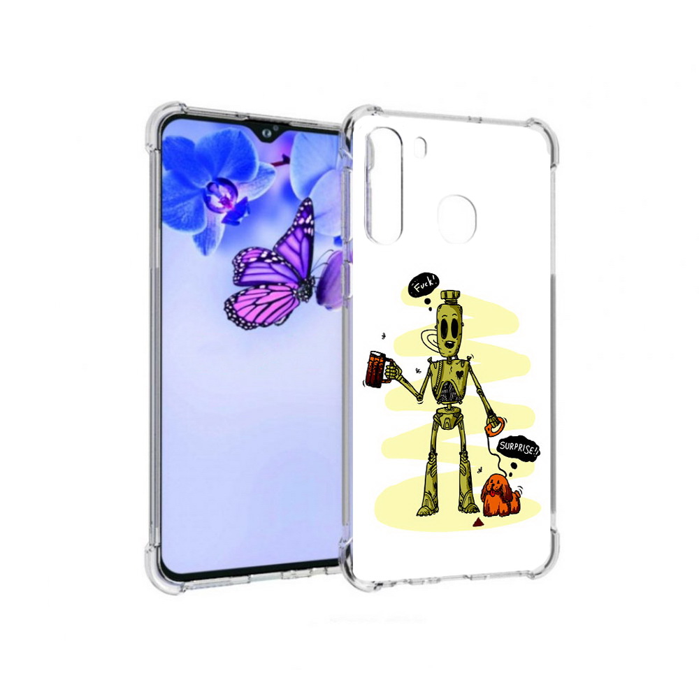 Чехол MyPads Tocco для Samsung Galaxy A21 прикольный робот (PT226904.547.557), Прозрачный, Tocco
Чехол MyPads Tocco для Samsung Galaxy A21 прикольный робот (PT226904.547.557), Прозрачный, Tocco