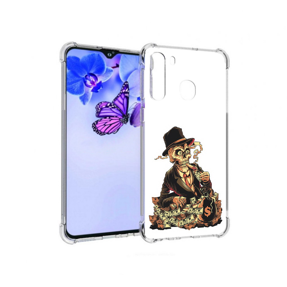 Чехол MyPads Tocco для Samsung Galaxy A21 нарисованный череп с сигаретой, Прозрачный, Tocco
Чехол MyPads Tocco для Samsung Galaxy A21 нарисованный череп с сигаретой, Прозрачный, Tocco
