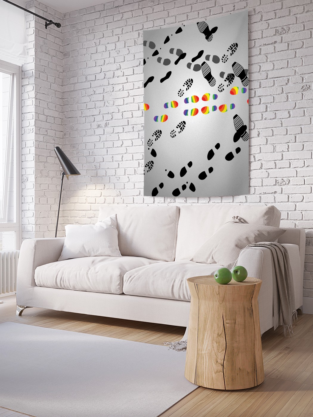 Вертикальное фотопанно на стену JoyArty Разноцветные следы 150x200 см, Разноцветные следы
Вертикальное фотопанно на стену JoyArty Разноцветные следы 150x200 см, Разноцветные следы