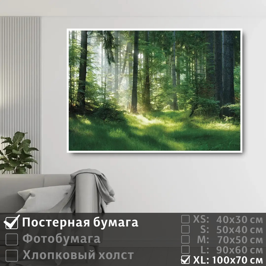 Постер на стену ПолиЦентр Солнечные лучи на рассвете в лесу 100х70 см, СолнечныеЛучиНаРассветеВЛесу1
Постер на стену ПолиЦентр Солнечные лучи на рассвете в лесу 100х70 см, СолнечныеЛучиНаРассветеВЛесу1