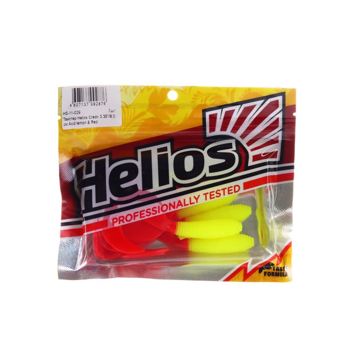 Твистер Helios Credo Acid lemon & Red 8.5см HS-11-029 (набор 7шт), Красный;желтый, Credo
Твистер Helios Credo Acid lemon & Red 8.5см HS-11-029 (набор 7шт), Красный;желтый, Credo