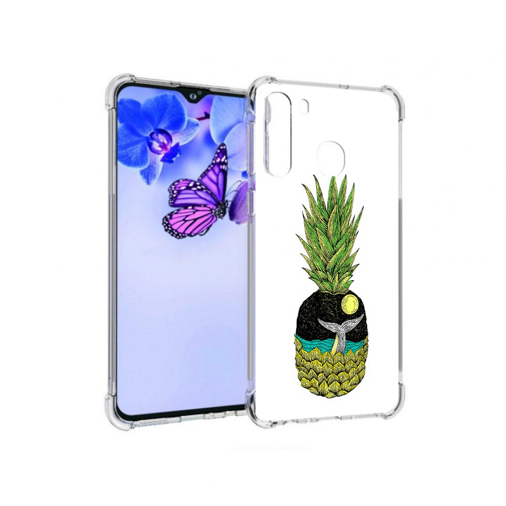 Чехол MyPads Tocco для Samsung Galaxy A21 ананас с китом (PT226904.547.220), Прозрачный, Tocco
Чехол MyPads Tocco для Samsung Galaxy A21 ананас с китом (PT226904.547.220), Прозрачный, Tocco