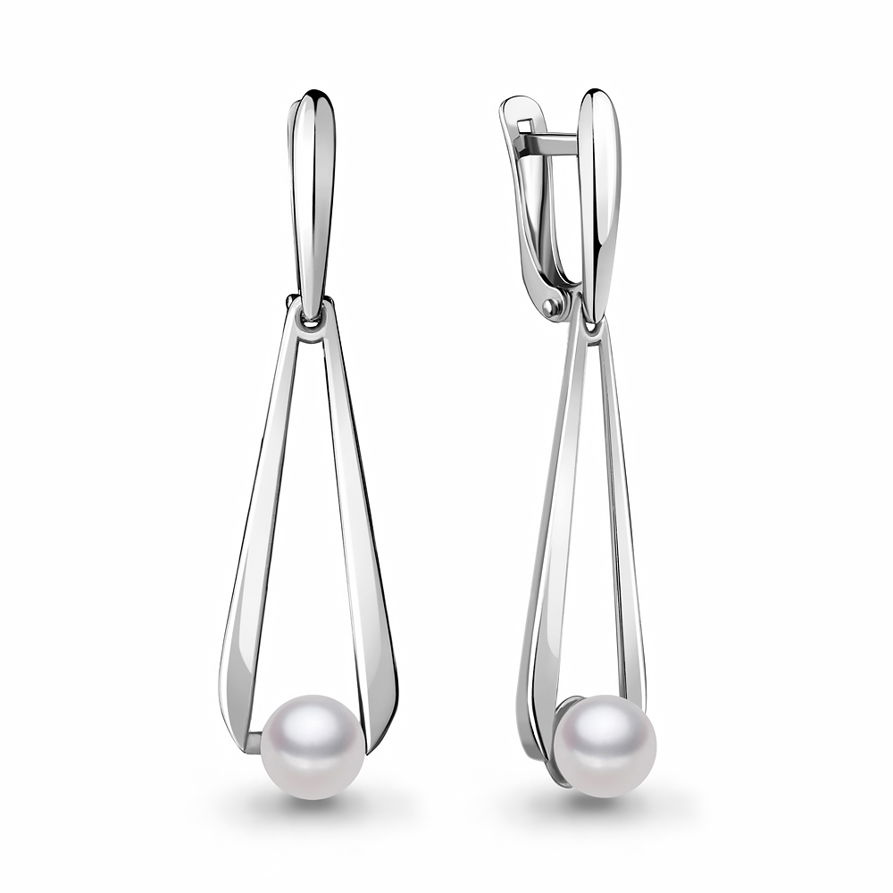 Серьги из серебра с жемчугом искусственным Aquamarine Aquamarine 48678_925_р, 48678_925_р
Серьги из серебра с жемчугом искусственным Aquamarine Aquamarine 48678_925_р, 48678_925_р