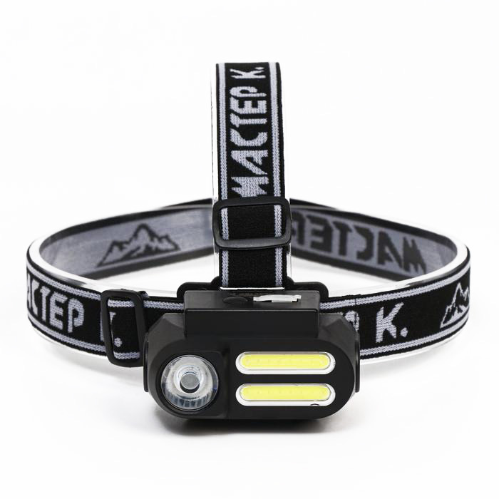 Фонарь налобный аккумуляторный, серия: "Мастер К", 4 режима, USB, 4 х 8 см, Черный, Мастер К
Фонарь налобный аккумуляторный, серия: "Мастер К", 4 режима, USB, 4 х 8 см, Черный, Мастер К