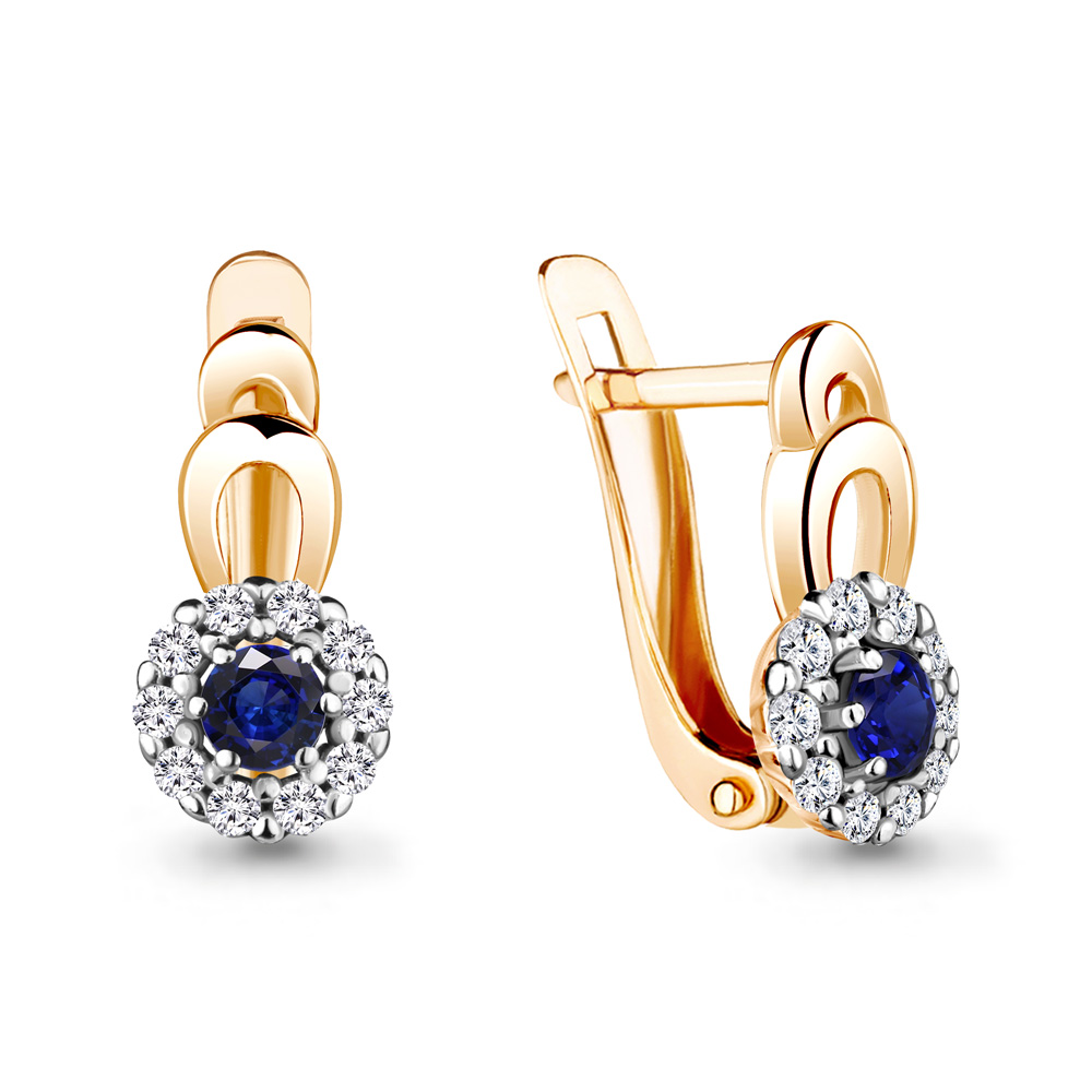 Серьги из красного золота с фианитом Aquamarine Aquamarine 48481АБ_585_кз, 48481АБ_585_кз
Серьги из красного золота с фианитом Aquamarine Aquamarine 48481АБ_585_кз, 48481АБ_585_кз