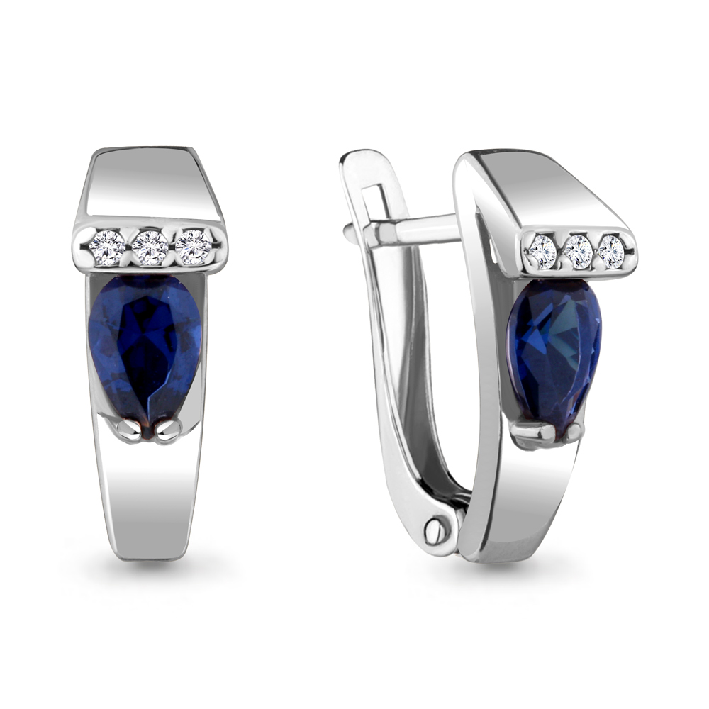 Серьги из серебра с фианитом\сапфиром искусственным Aquamarine Aquamarine 48448Б_925_р, 48448Б_925_р
Серьги из серебра с фианитом\сапфиром искусственным Aquamarine Aquamarine 48448Б_925_р, 48448Б_925_р