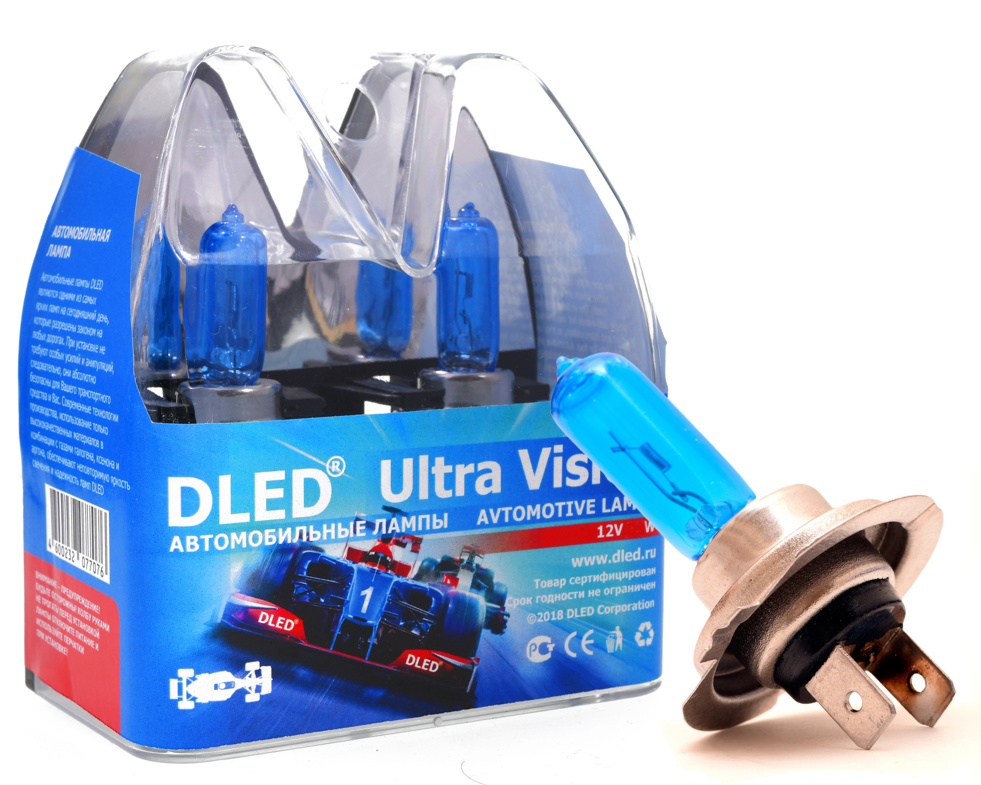 Автомобильная лампа H7 4300K DLED "Ultra Vision" (комплект 2 лампы), H7 4300K DLED "Ultra Vision"
Автомобильная лампа H7 4300K DLED "Ultra Vision" (комплект 2 лампы), H7 4300K DLED "Ultra Vision"