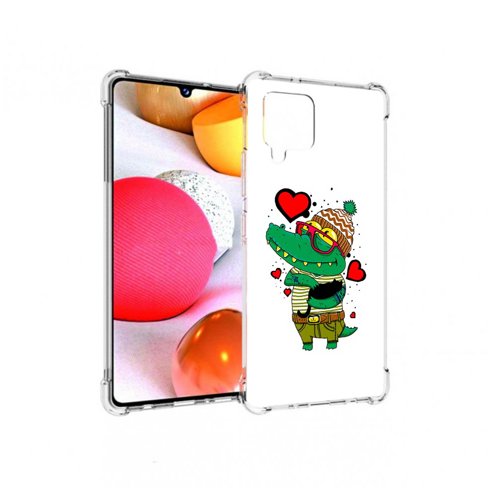 Чехол MyPads Tocco для Samsung Galaxy A42 Влюбленный крокодил (PT226910.539.48), Прозрачный, Tocco
Чехол MyPads Tocco для Samsung Galaxy A42 Влюбленный крокодил (PT226910.539.48), Прозрачный, Tocco