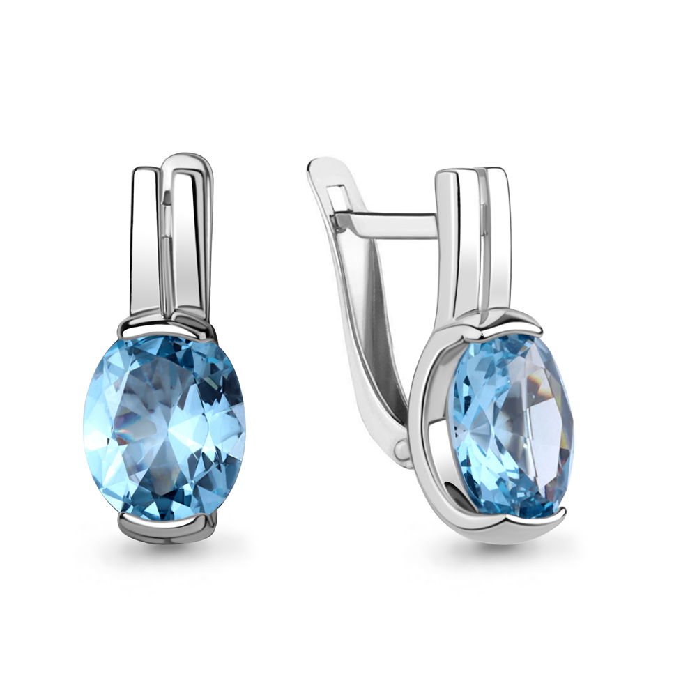 Серьги из серебра с топазом искусственным Aquamarine Aquamarine 4789492_925_р, 4789492_925_р
Серьги из серебра с топазом искусственным Aquamarine Aquamarine 4789492_925_р, 4789492_925_р