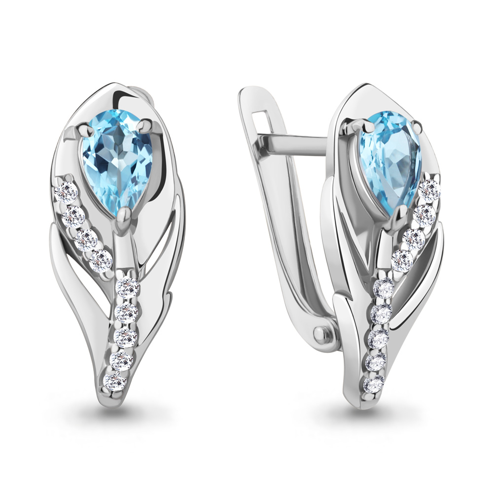 Серьги из серебра с топазом\фианитом Aquamarine Aquamarine 4787905А_925_р, 4787905А_925_р
Серьги из серебра с топазом\фианитом Aquamarine Aquamarine 4787905А_925_р, 4787905А_925_р
