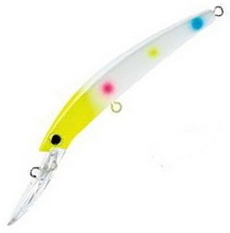 фото Воблер yo-zuri r1205-wb crystal minnow deep diver walleye 90f