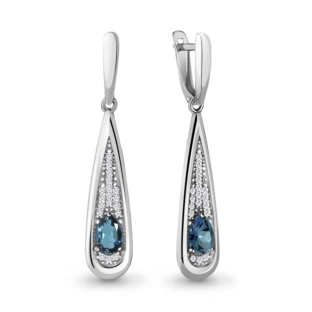 Серьги из серебра с топазом\фианитом Aquamarine Aquamarine 4783008А_925_р, 4783008А_925_р
Серьги из серебра с топазом\фианитом Aquamarine Aquamarine 4783008А_925_р, 4783008А_925_р
