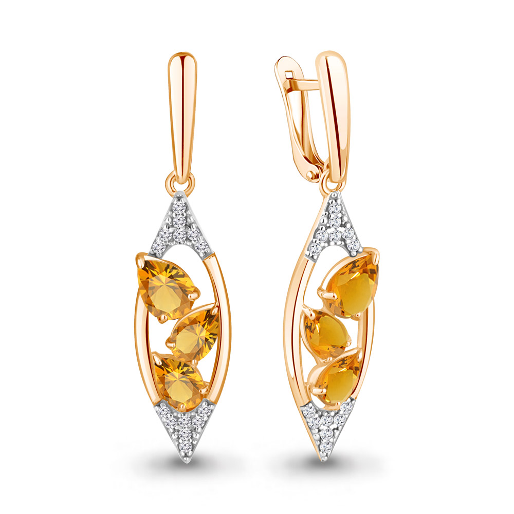 Серьги из серебра с цитрином\фианитом Aquamarine Aquamarine 4782906А_925_з, 4782906А_925_з
Серьги из серебра с цитрином\фианитом Aquamarine Aquamarine 4782906А_925_з, 4782906А_925_з