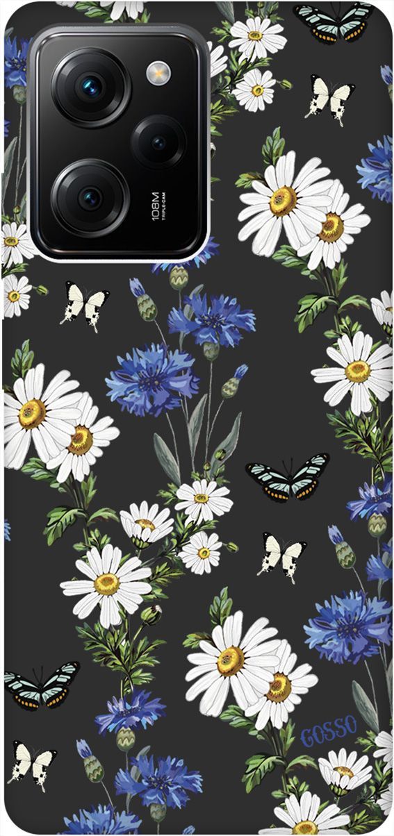 Чехол на Xiaomi Poco X5 Pro 5G "Hello, Camomiles" черный, Черный;белый, 158266
Чехол на Xiaomi Poco X5 Pro 5G "Hello, Camomiles" черный, Черный;белый, 158266