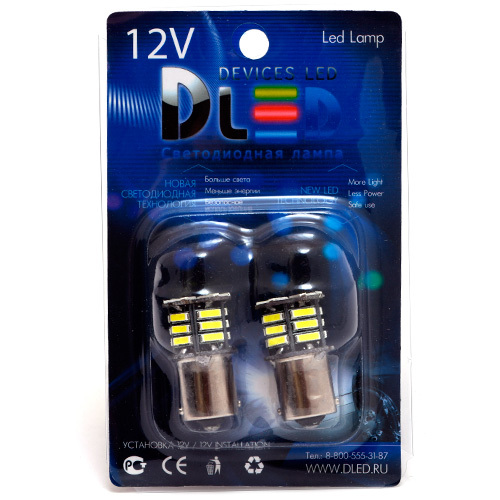 Светодиодная автомобильная лампа 1157 - P21/5W - S25 - BAY15d - 21 SMD 7014 2 шт, 1157 - P21/5W - S25 - BAY15d - 21 SMD 7014
Светодиодная автомобильная лампа 1157 - P21/5W - S25 - BAY15d - 21 SMD 7014 2 шт, 1157 - P21/5W - S25 - BAY15d - 21 SMD 7014