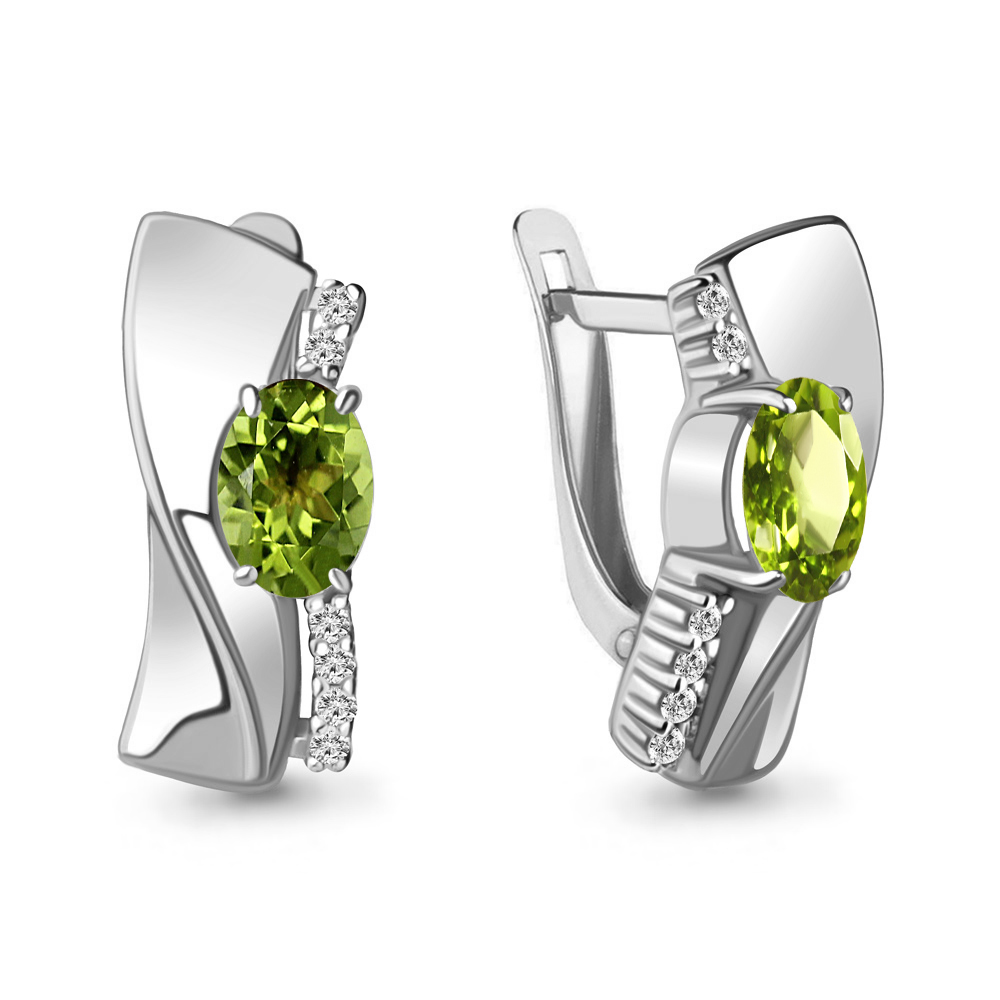 Серьги из серебра с хризолитом\фианитом Aquamarine Aquamarine 4780707А_925_р, 4780707А_925_р
Серьги из серебра с хризолитом\фианитом Aquamarine Aquamarine 4780707А_925_р, 4780707А_925_р