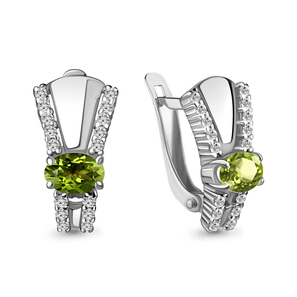 Серьги из серебра с хризолитом\фианитом Aquamarine Aquamarine 4780607А_925_р, 4780607А_925_р
Серьги из серебра с хризолитом\фианитом Aquamarine Aquamarine 4780607А_925_р, 4780607А_925_р