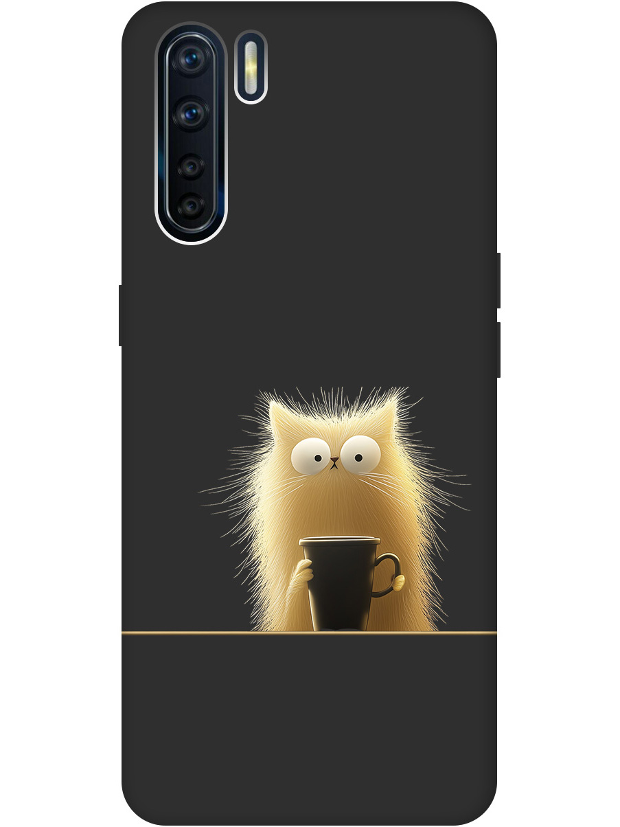 Силиконовый чехол на Oppo A91 / Reno3 с принтом "Котик с кружкой" матовый черный, Золотистый;белый;черный, 726148812
Силиконовый чехол на Oppo A91 / Reno3 с принтом "Котик с кружкой" матовый черный, Золотистый;белый;черный, 726148812