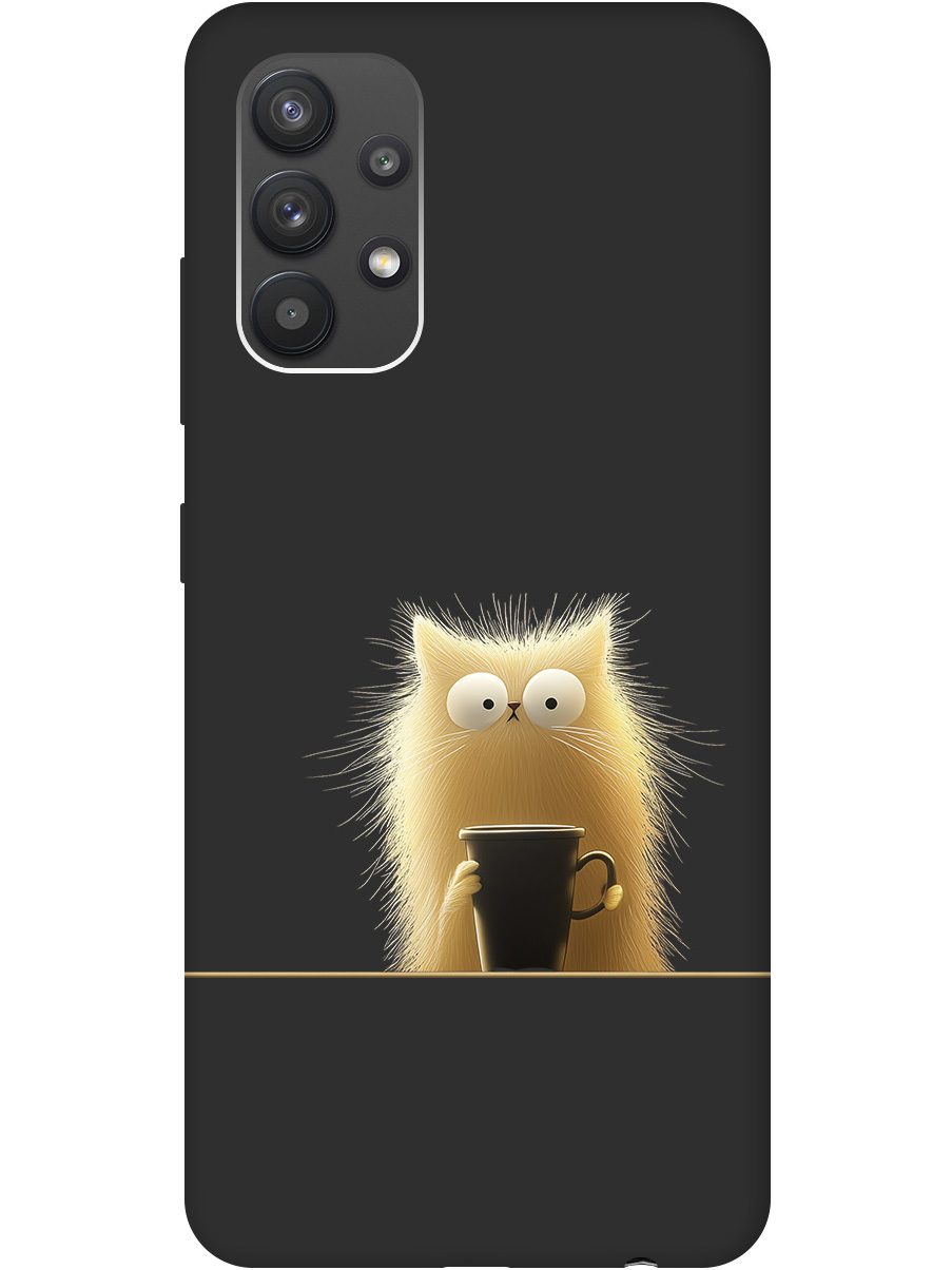 Силиконовый чехол на Samsung Galaxy A32 с принтом "Котик с кружкой" матовый черный, Золотистый;белый;черный, 724352012
Силиконовый чехол на Samsung Galaxy A32 с принтом "Котик с кружкой" матовый черный, Золотистый;белый;черный, 724352012