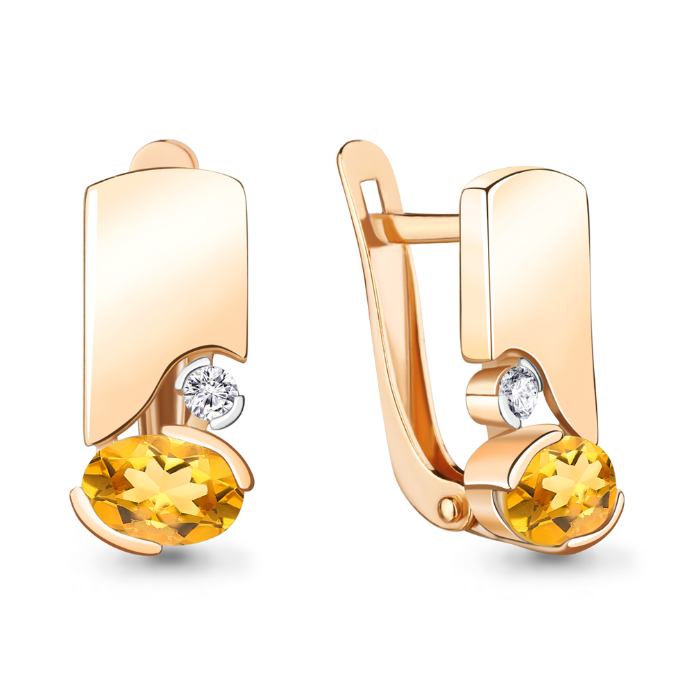 Серьги из серебра с цитрином\фианитом Aquamarine Aquamarine 4778706А_925_з, 4778706А_925_з
Серьги из серебра с цитрином\фианитом Aquamarine Aquamarine 4778706А_925_з, 4778706А_925_з