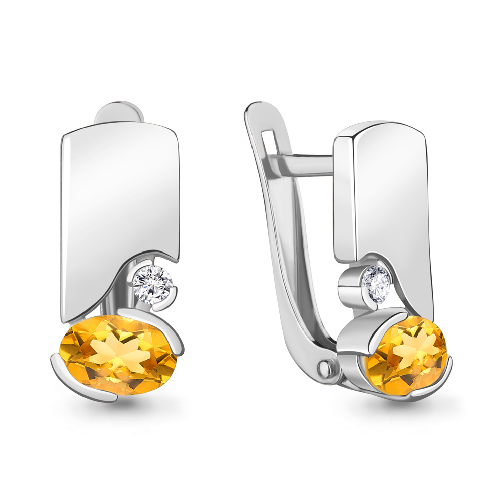 Серьги из серебра с цитрином\фианитом Aquamarine Aquamarine 4778706А_925_р, 4778706А_925_р
Серьги из серебра с цитрином\фианитом Aquamarine Aquamarine 4778706А_925_р, 4778706А_925_р