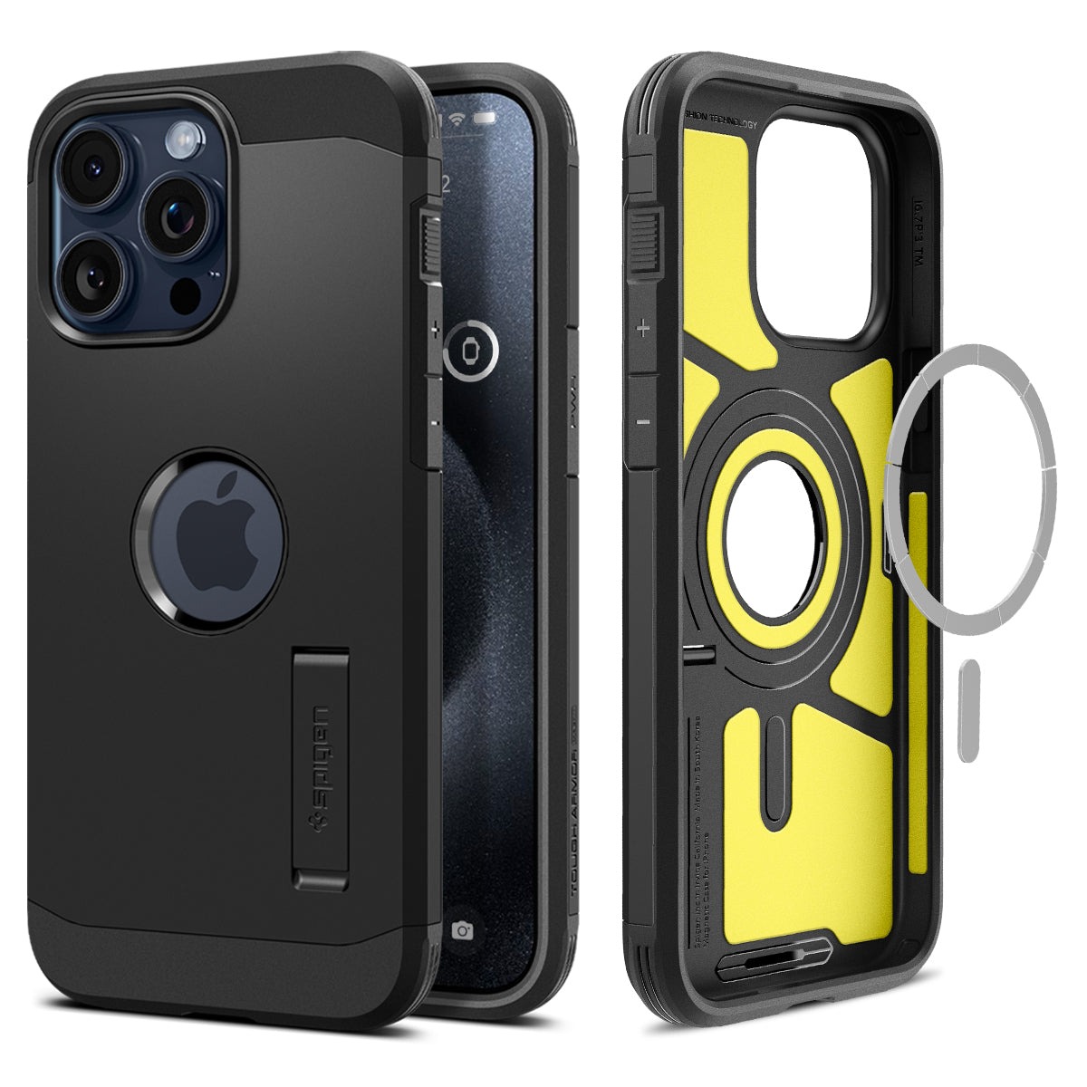 Чехол Spigen для iPhone 15 Pro - Tough Armor (MagFit) - Черный - ACS06733, iPhone 15 Pro - MagSafe|Tough Armor|Tough Armor (MagFit)|Tough Armor MagSafe|MagFit
Чехол Spigen для iPhone 15 Pro - Tough Armor (MagFit) - Черный - ACS06733, iPhone 15 Pro - MagSafe|Tough Armor|Tough Armor (MagFit)|Tough Armor MagSafe|MagFit
