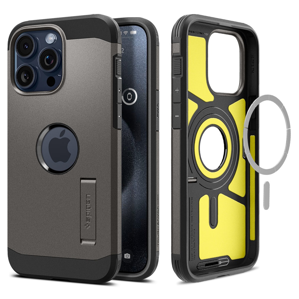 Чехол Spigen для iPhone 15 Pro - Tough Armor (MagFit) - Серый - ACS06732, iPhone 15 Pro - MagSafe|Tough Armor|Tough Armor (MagFit)|Tough Armor MagSafe|MagFit
Чехол Spigen для iPhone 15 Pro - Tough Armor (MagFit) - Серый - ACS06732, iPhone 15 Pro - MagSafe|Tough Armor|Tough Armor (MagFit)|Tough Armor MagSafe|MagFit