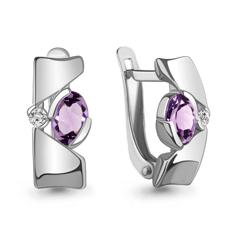 Серьги из серебра с аметистом\фианитом Aquamarine Aquamarine 4778604А_925_р, 4778604А_925_р
Серьги из серебра с аметистом\фианитом Aquamarine Aquamarine 4778604А_925_р, 4778604А_925_р
