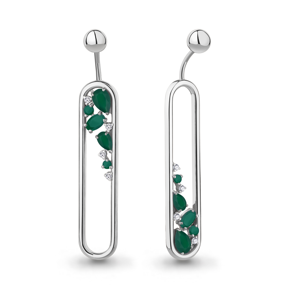 Серьги из серебра с агатом\фианитом Aquamarine Aquamarine 4778509А_925_р, 4778509А_925_р
Серьги из серебра с агатом\фианитом Aquamarine Aquamarine 4778509А_925_р, 4778509А_925_р